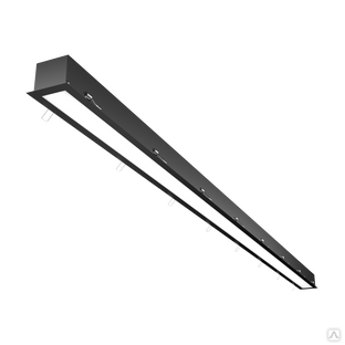 Встраиваемый светодиодный светильник Geniled Trade Linear Standart 1962x65x60 80Вт 5000К Опал Deep Черный #1