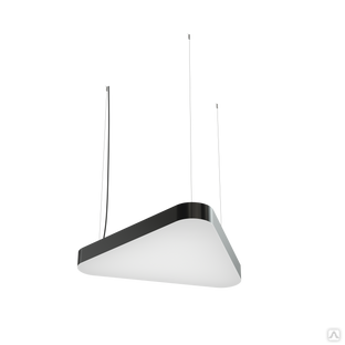 Дизайнерский светодиодный светильник Geniled Art Trigon Soft 500x500x500 h80 20Вт 4000К 90Ra Черный 