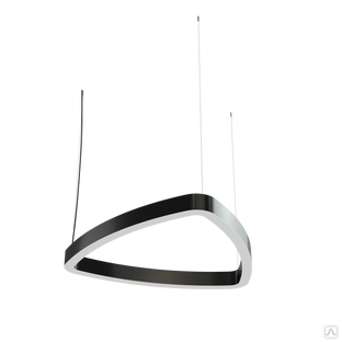 Дизайнерский светодиодный светильник Geniled Art Trigon Soft Line Arc Out 1000x1000x1000 h60 57Вт 4000К 90Ra Черный 