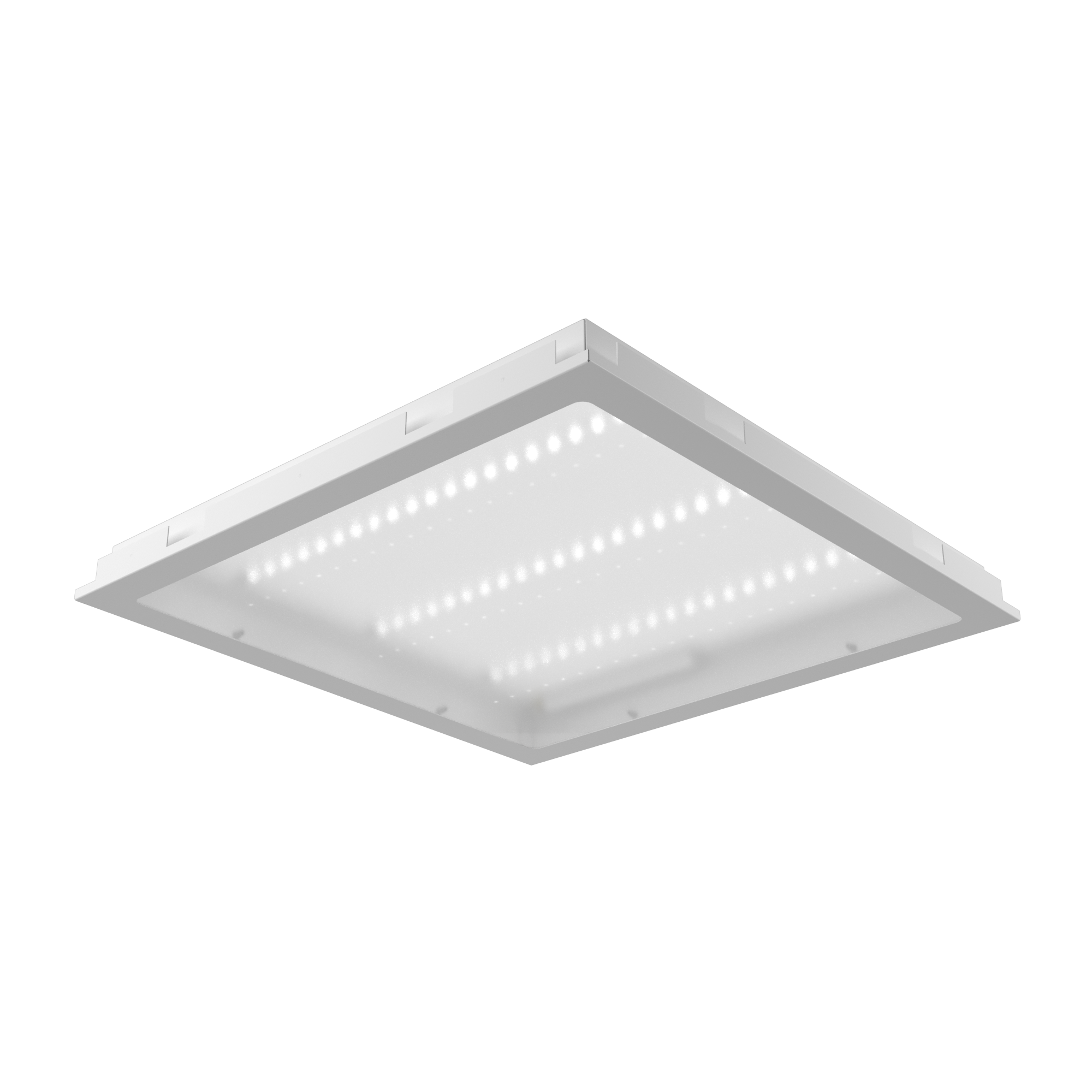 Светодиодный светильник Geniled Clip-In Standart 600x600x60 30Вт 4000К 90Ra Матовое закаленное стекло