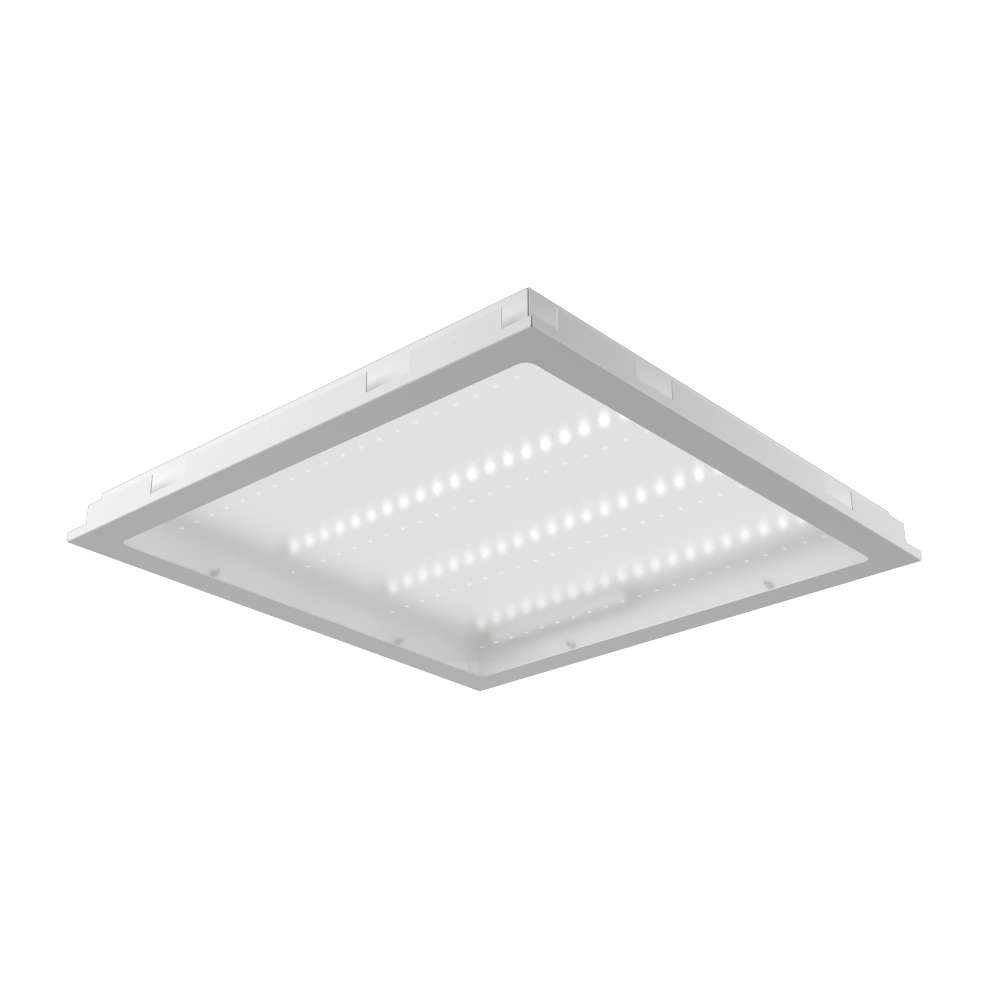 Светодиодный светильник Geniled Clip-In Standart 600x600x60 40Вт 4000К 90Ra IP54 Матовое закаленное стекло