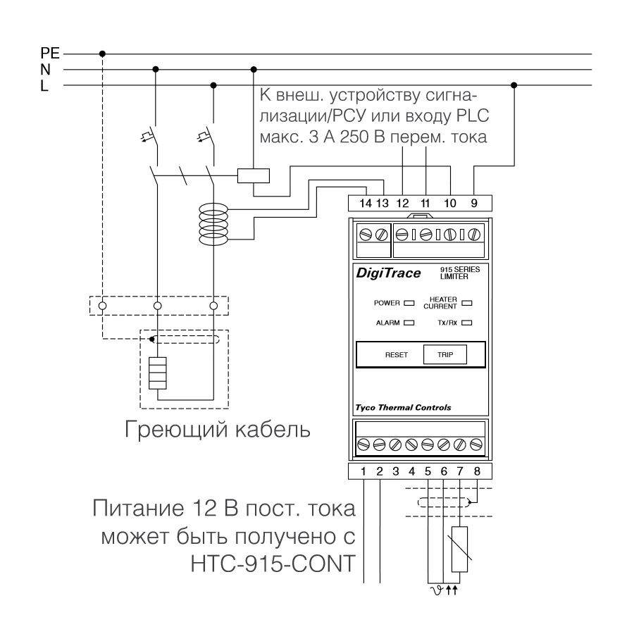 Трансформатор тока нагрузки HTC-915-CT Raychem 2