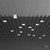 Комплект светильников Geniled Griliato Tetris x1 для ячейки 75x75 10Вт 4000К Опал Черный #5