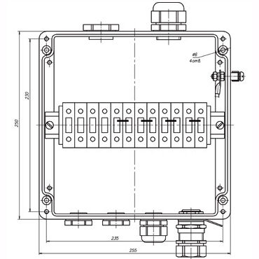 Коробка соединительная РТВ 1005-0/3П Специальные Системы и Технологии 2
