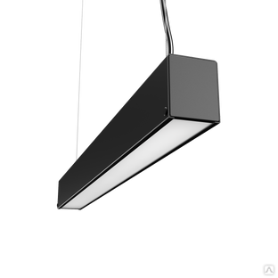 Светодиодный светильник Geniled Line Standart 500x40x50 10Вт 4000К Опал Черный #1