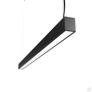 Светодиодный светильник Geniled Line Basic 980x40x50 20Вт 5000К Опал Черный #1