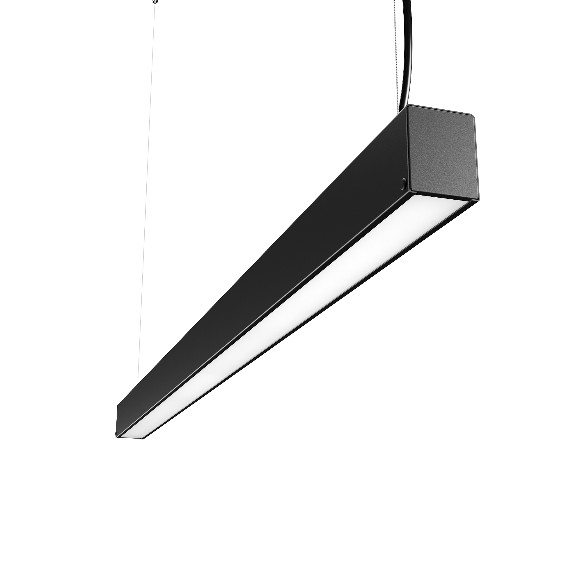 Светодиодный светильник Geniled Line Basic 980x40x50 20Вт 5000К Опал Черный