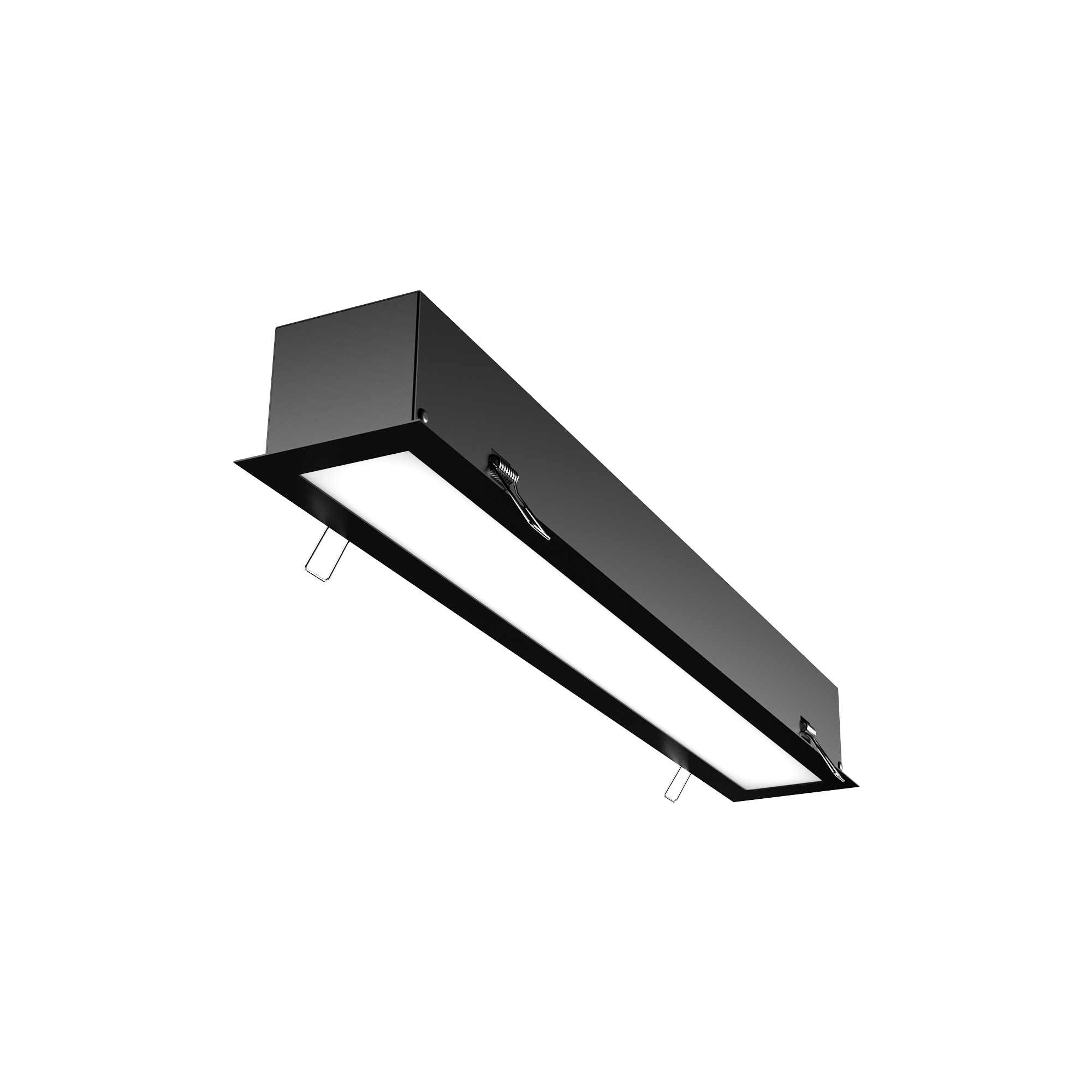 Встраиваемый светодиодный светильник Geniled Trade Linear Standart 490x65x60 20Вт 5000К Опал Deep Черный