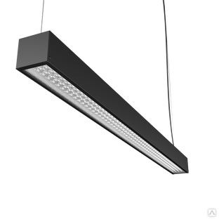 Светодиодный светильник Geniled Trade Linear Standart 980x65x60 20Вт 5000K Микропризма Черный #1