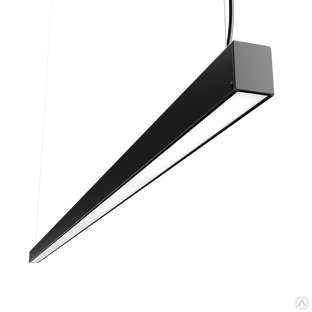 Светодиодный светильник Geniled Line Standart 1962x40x50 40Вт 3000К Опал Черный #1