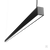 Светодиодный светильник Geniled Line Standart 1962x40x50 40Вт 3000К Опал Черный #1