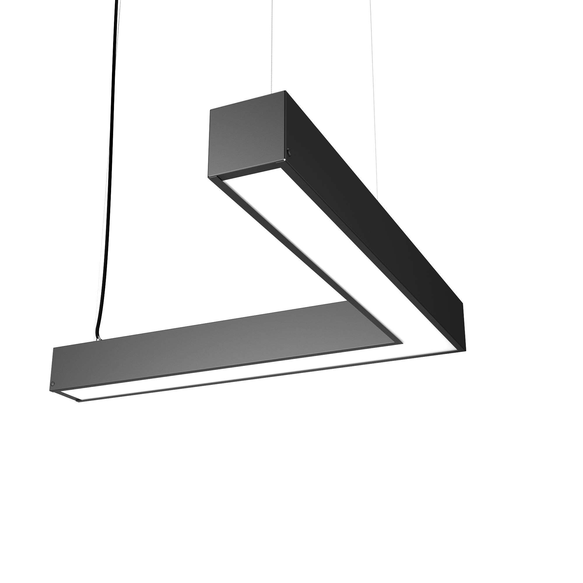 Светодиодный светильник Geniled Trade Linear Standart 492-542x65x60 40Вт 4000K Опал Черный