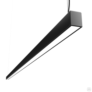 Светодиодный светильник Geniled Line Standart 2450x40x50 50Вт 4000К 90Ra Опал Черный #1