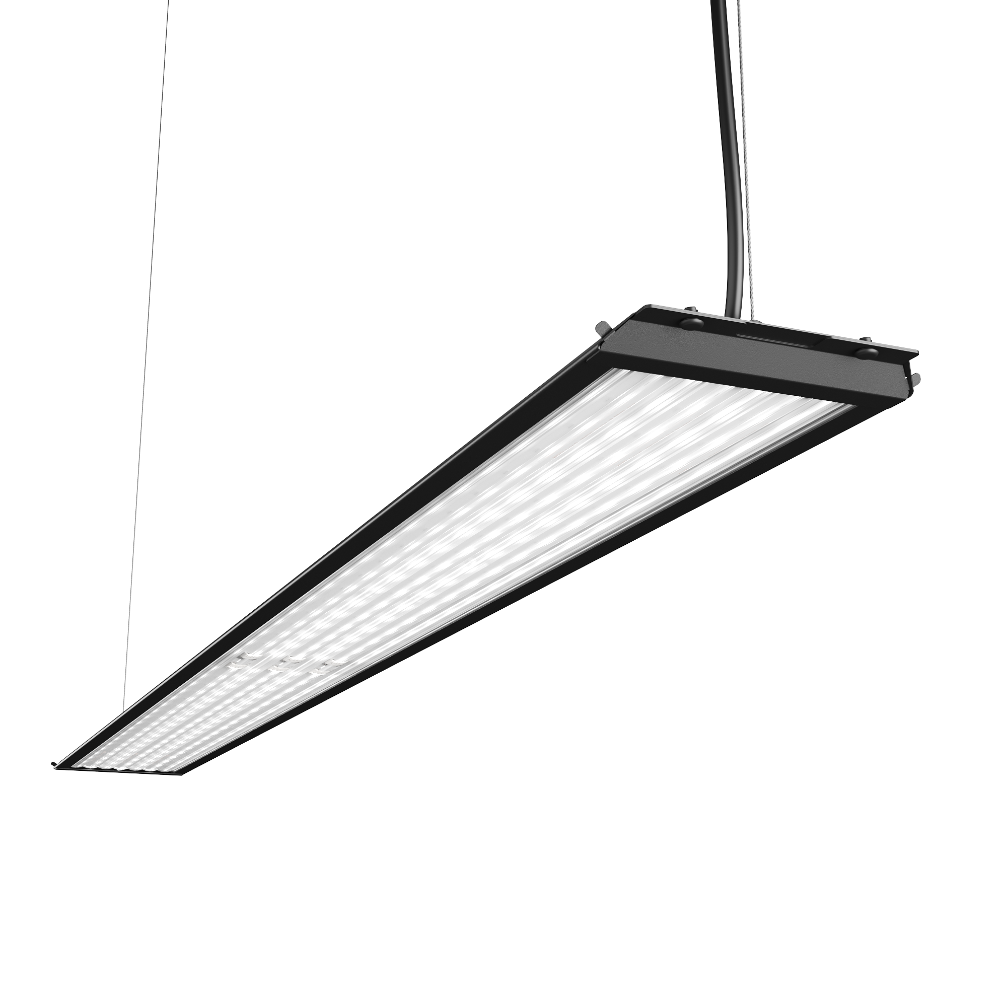 Светодиодный светильник Geniled Retail Standart 1034x105x25 60Вт 3000К Линза Ш Черный