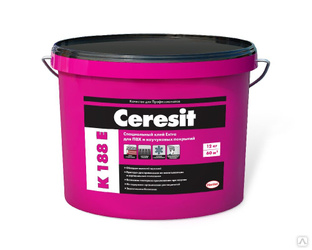 Клей для ПВХ и каучуковых напольных покрытий Ceresit K 188E, 12 кг #1