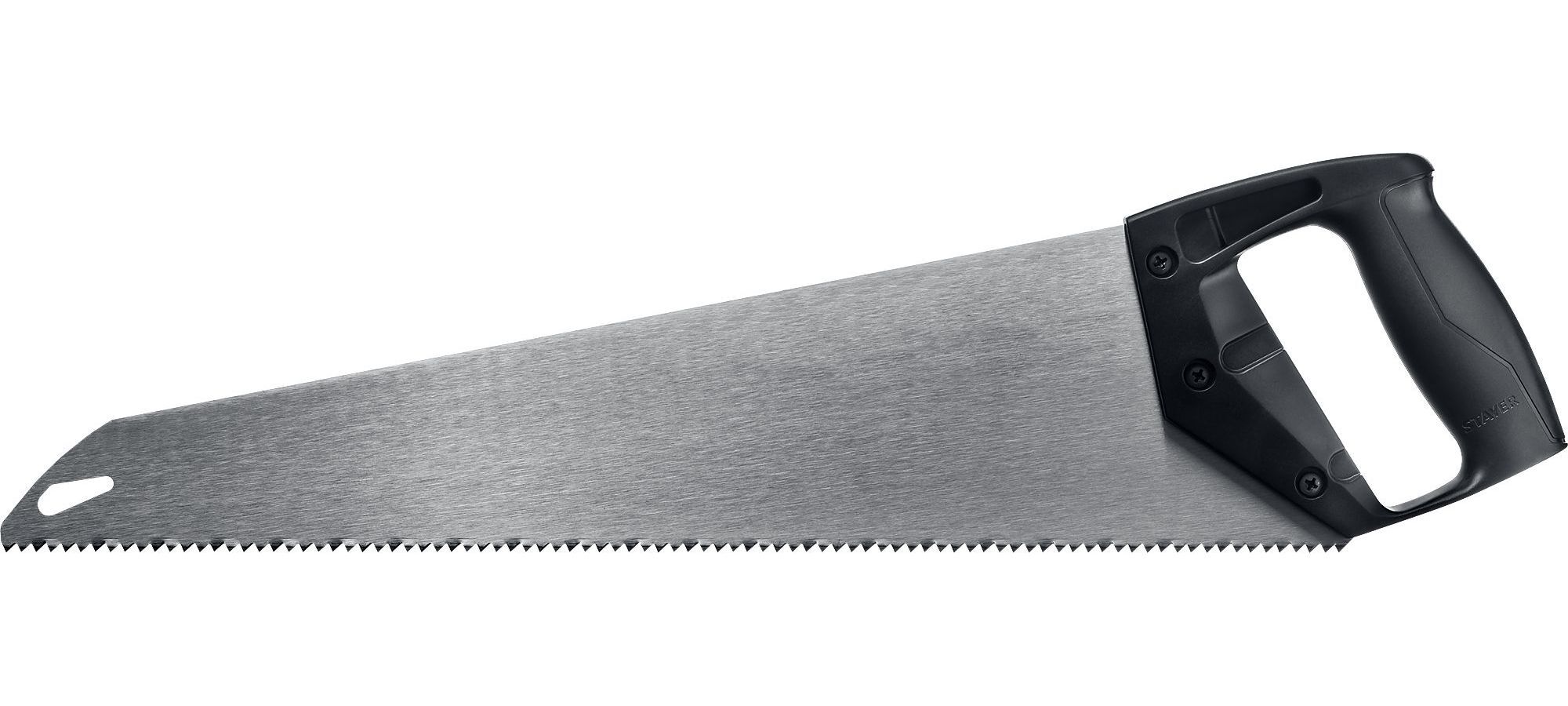 Ножовка ударопрочная (пила) ?TopCut? 500 мм, 5 TPI, быстрый рез поперек волокон, для крупных и средних заготовок, STAYER