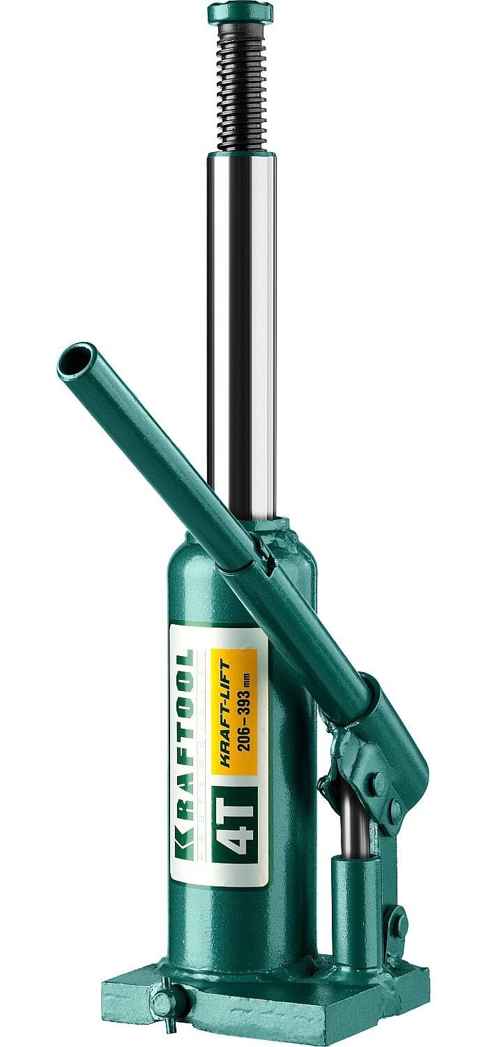 Домкрат бутылочный гидравлический KRAFTOOL KRAFT-LIFT, 4т, 194-372 мм (43462-4) Kraftool
