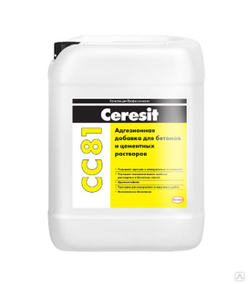 Добавка адгезионная для цементных растворов Ceresit CC 81, внутренних и наружных работ, 10 л #1