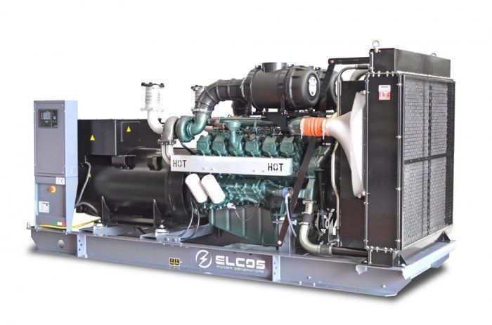 Дизельный генератор Elcos GE.DW.1000/900.BF 400/230 с АВР 720 кВт