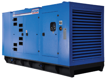 Дизельный генератор EMSA E IV ST 0660 в кожухе с АВР 480 кВт