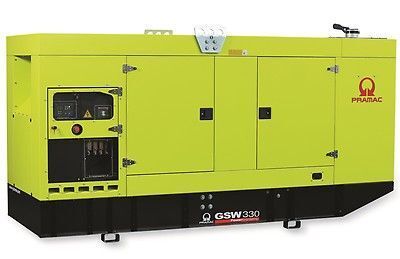 Дизельный генератор Pramac GSW 330 I в кожухе с АВР 252 кВт