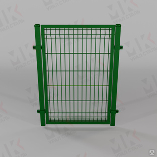 Калитка для 3D забора зеленая (RAL 6005) без замка 2000х1000 мм 