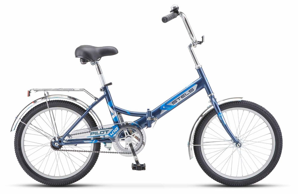 Велосипед складной STELS Pilot 410 20, 13.5" синий