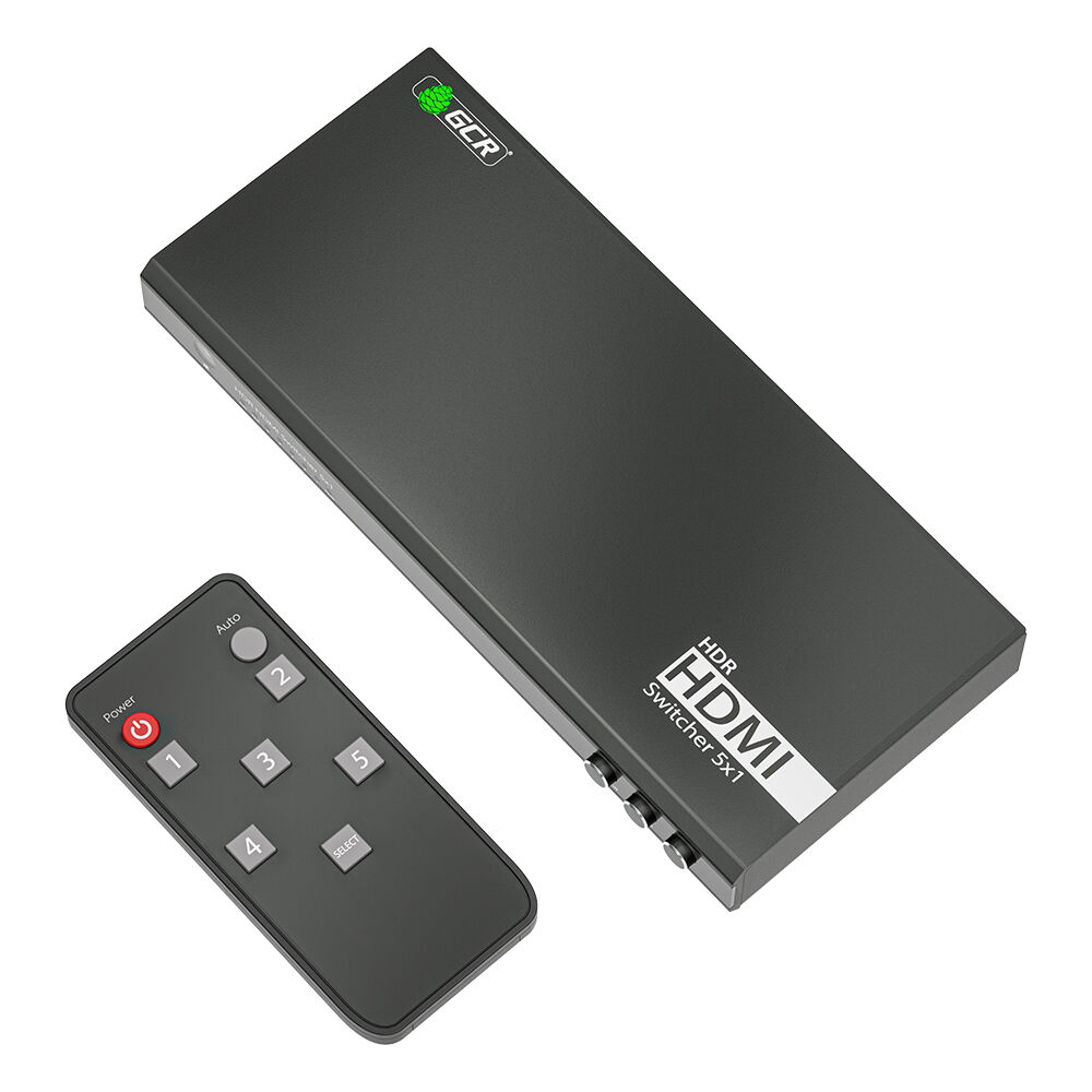 Автоматический переключатель HDMI 2.0 с 5 входами HDMI и 1 выходом HDMI, для одновременного подключения домашнего киноте