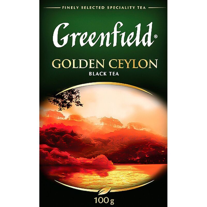 Чай листовой черный Greenfield Golden Ceylon 100 г