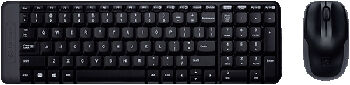 Клавиатура + мышь Logitech Wireless Desktop MK 220 (920-003169)