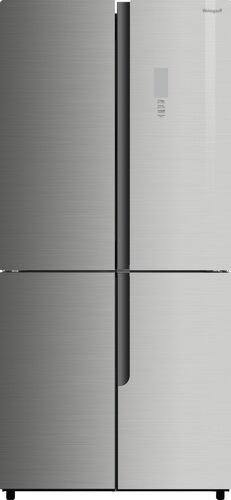 Многокамерный холодильник Weissgauff WCD 450 Inox Glass NoFrost Inverter