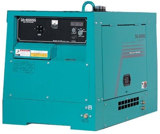 Дизельный генератор Denyo DA 6000 SS 4 кВт