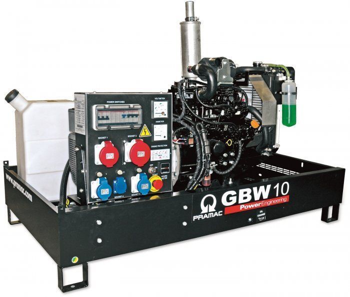 Дизельный генератор Pramac GBW 10 Y 1 фаза 7 кВт