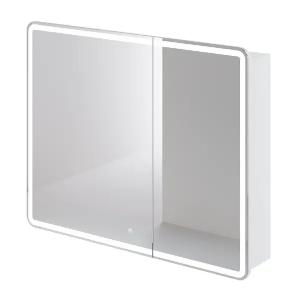 Шкаф для ванной комнаты Итана Miro с подсветкой 79x100см
