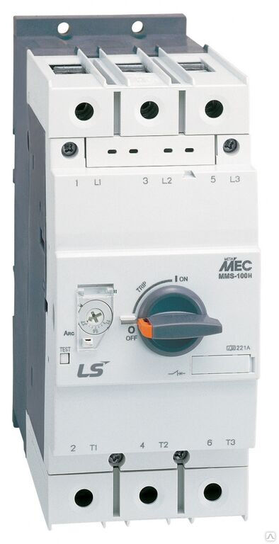 Автоматический выключатель для защиты двигателя MMS-100H 90A