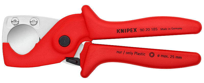 Труборез-ножницы для шлангов и защитных труб, Ø 25 мм, SB PlastiCut Knipex KN-9020185SB