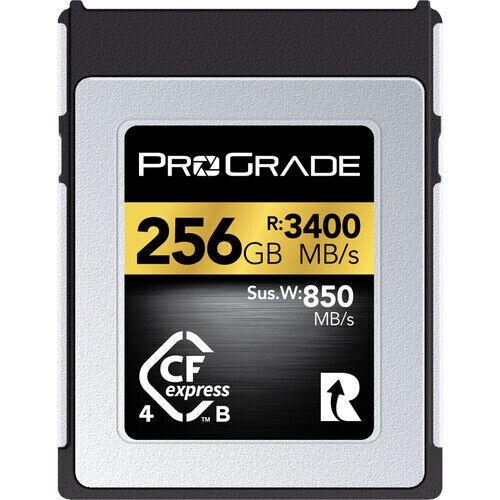 Карта памяти ProGrade Cfexpress B 4.0 256GB Gold 3400/3000/850 MB/s
