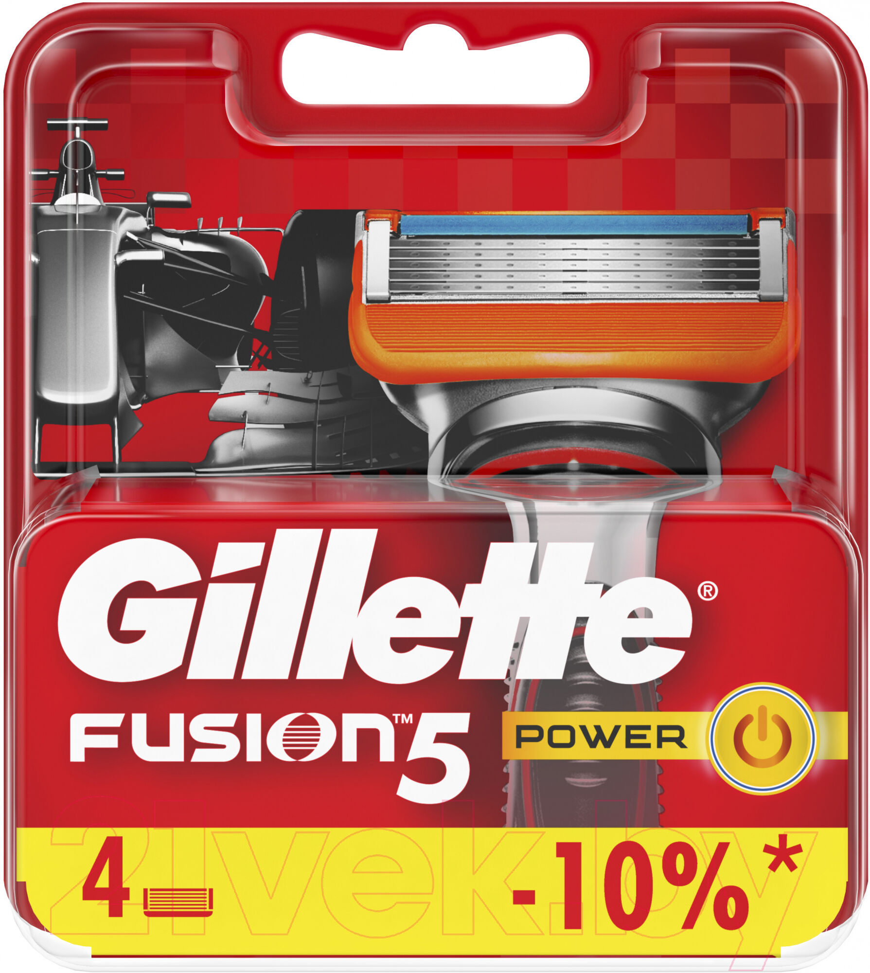 Набор сменных кассет Gillette Fusion Power 1