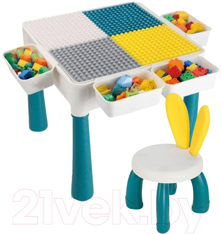 Комплект мебели с детским столом Top Goods С конструктором GH-63 1