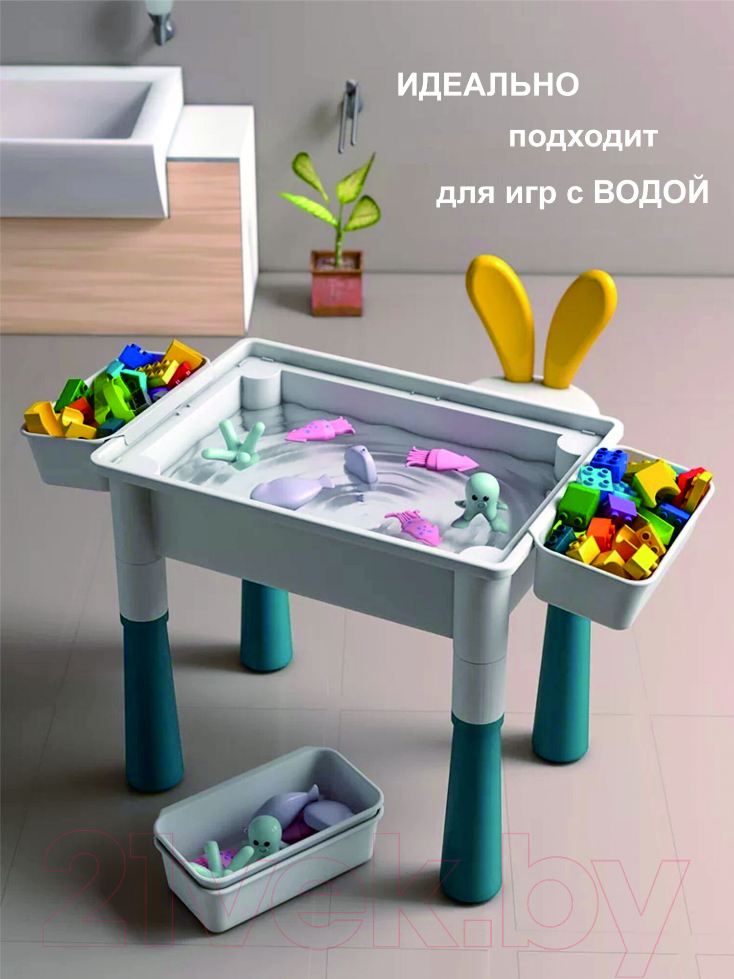 Комплект мебели с детским столом Top Goods С конструктором GH-63 5