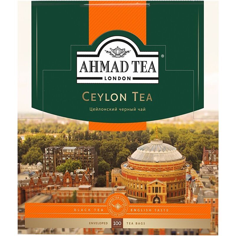 Чай черный Ahmad Tea Ceylon 100 пакетиков