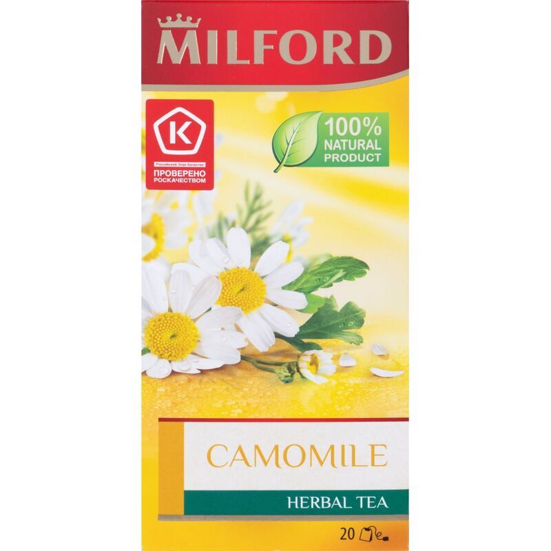 Чай травяной Milford Camomile 20 пакетиков