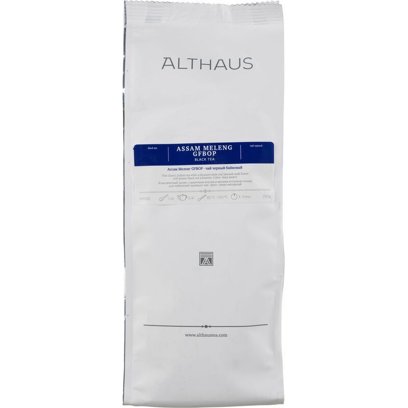 Чай листовой черный Althaus Assam Meleng 250 г