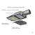 Светодиодный светильник PromLed Гроза 50 XS Лайт 4000К 155×70° Уличное освещение #3