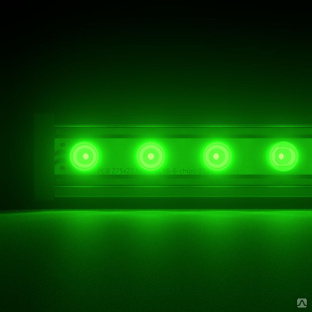 Светодиодный светильник PromLed Барокко 24 600мм Оптик Зеленый 90° Светодиодные архитектурные светильники #1