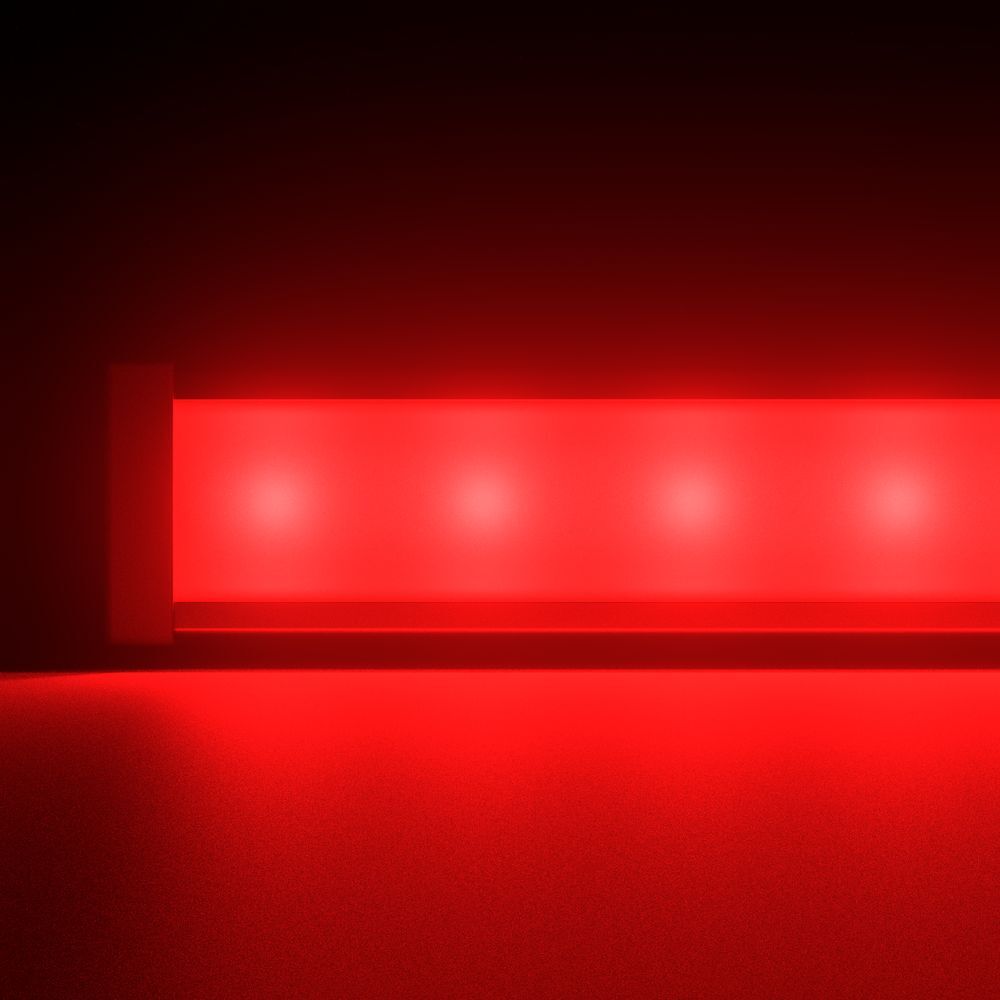 Светодиодный светильник PromLed Барокко 28 900мм Красный Матовый Светодиодные архитектурные светильники