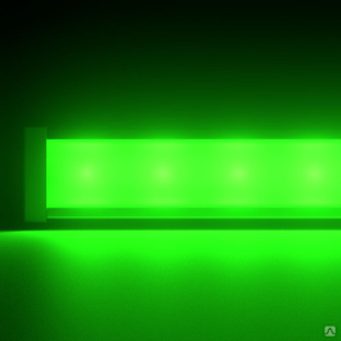 Светодиодный светильник PromLed Барокко 40 1000мм Зеленый Матовый Светодиодные архитектурные светильники #1