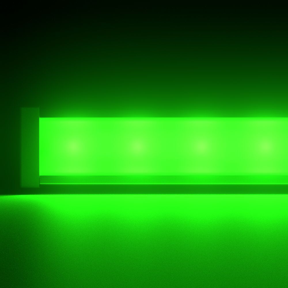 Светодиодный светильник PromLed Барокко 20 1000мм Зеленый Матовый Светодиодные архитектурные светильники