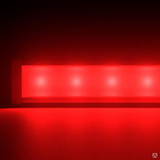 Светодиодный светильник PromLed Барокко 15 1000мм Красный Матовый Светодиодные архитектурные светильники #1