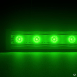 Светодиодный светильник PromLed Барокко 20 1000мм Оптик Зеленый 50° Светодиодные архитектурные светильники #1